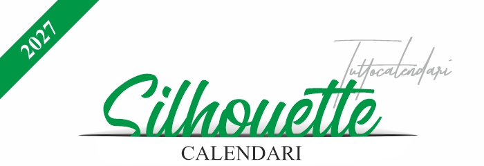 Calendari da muro silhouette commerciali