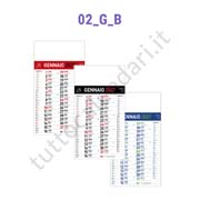 Stampa calendario da parete olandese