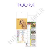 Calendari silhouette illustrati personalizzati