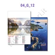 Calendario mensile da muro