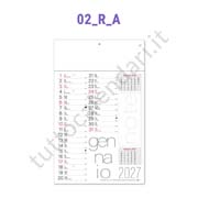 Stampa calendario da parete olandese