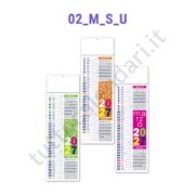 Stampa calendario olandese da muro silhouette slim