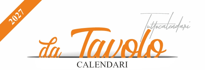 Calendari da tavolo - calendari da banco Calendari da tavolo e calendari da banco 2027
