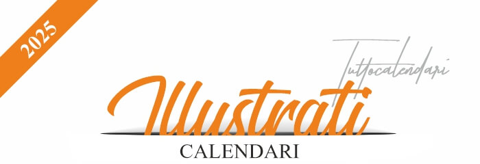calendari da tavolo illustrati 2025