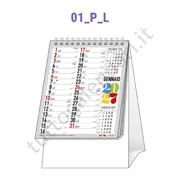 Stampa calendario da banco verticale