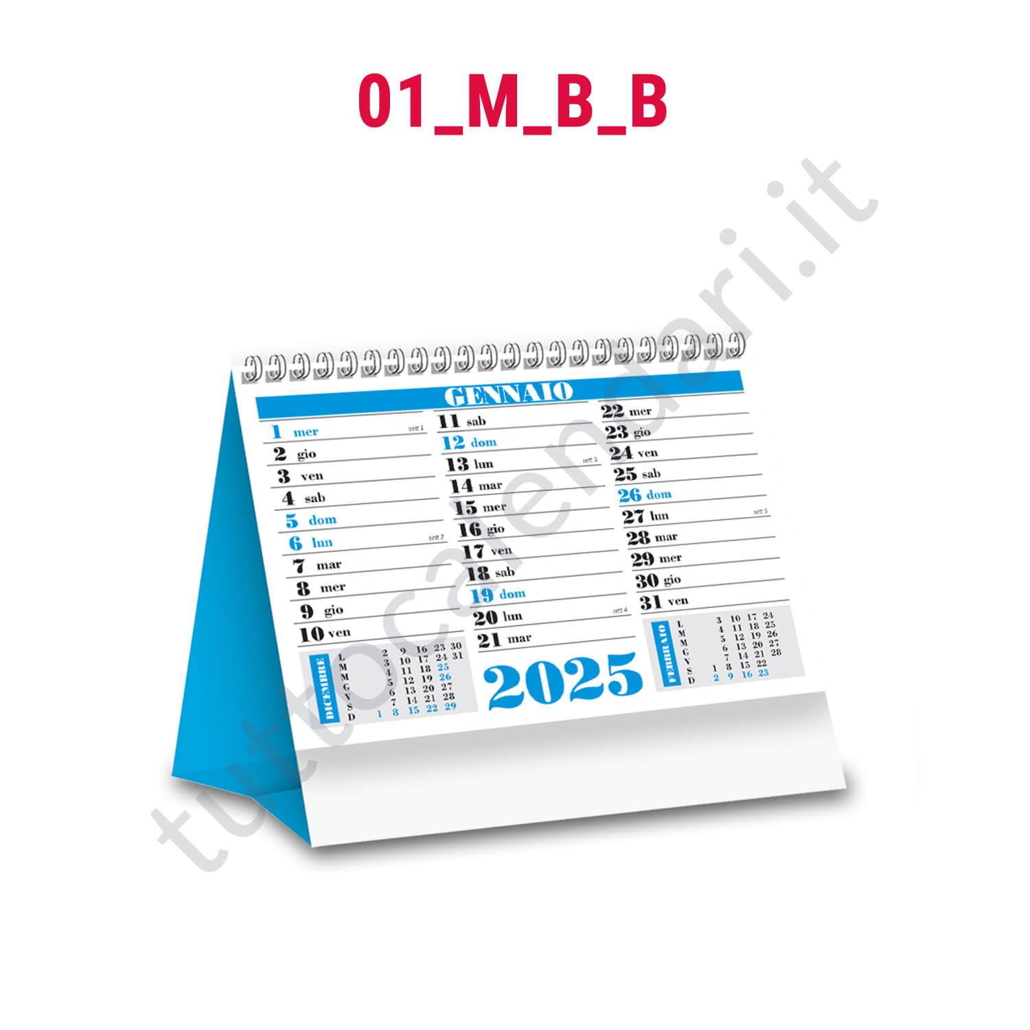 Calendario da tavolo commerciale aziendale