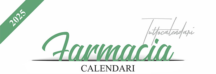 Calendari farmacia - calendari personalizzati 2025