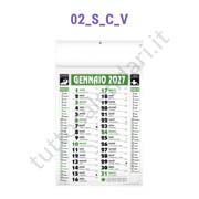 Stampa calendario da parete personalizzato per farmacie ed erboristerie
