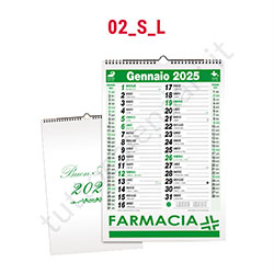 Stampa calendario olandese da muro per farmacie